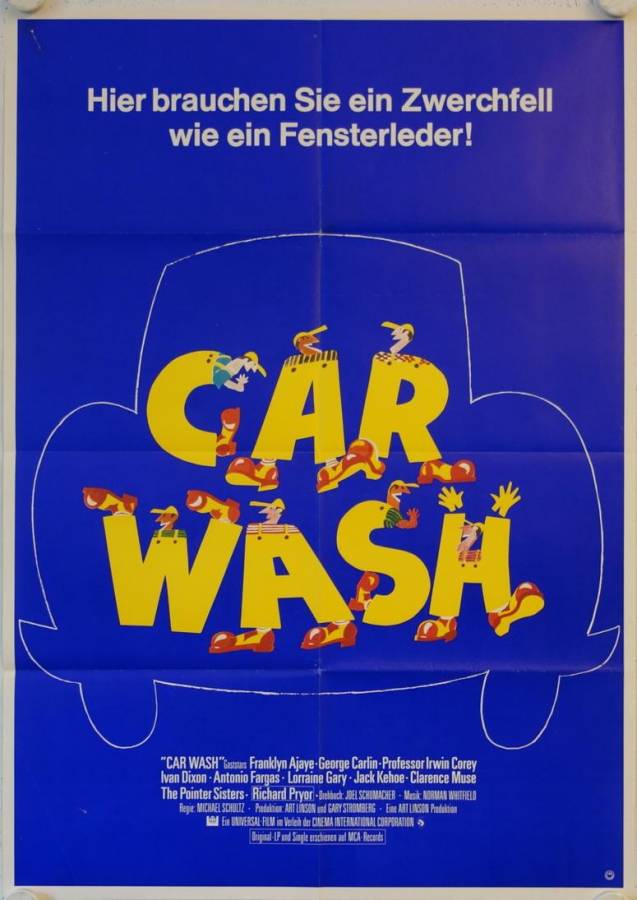 Car Wash original release german movie poster